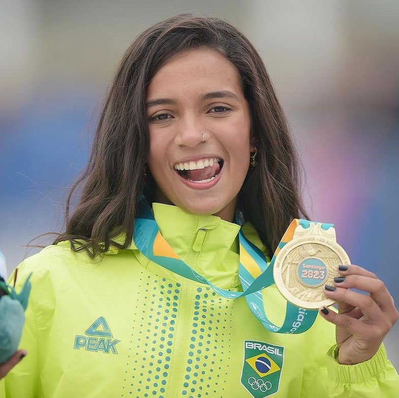 Skatista Rayssa é ouro para o Brasil nos Jogos Pan-americanos