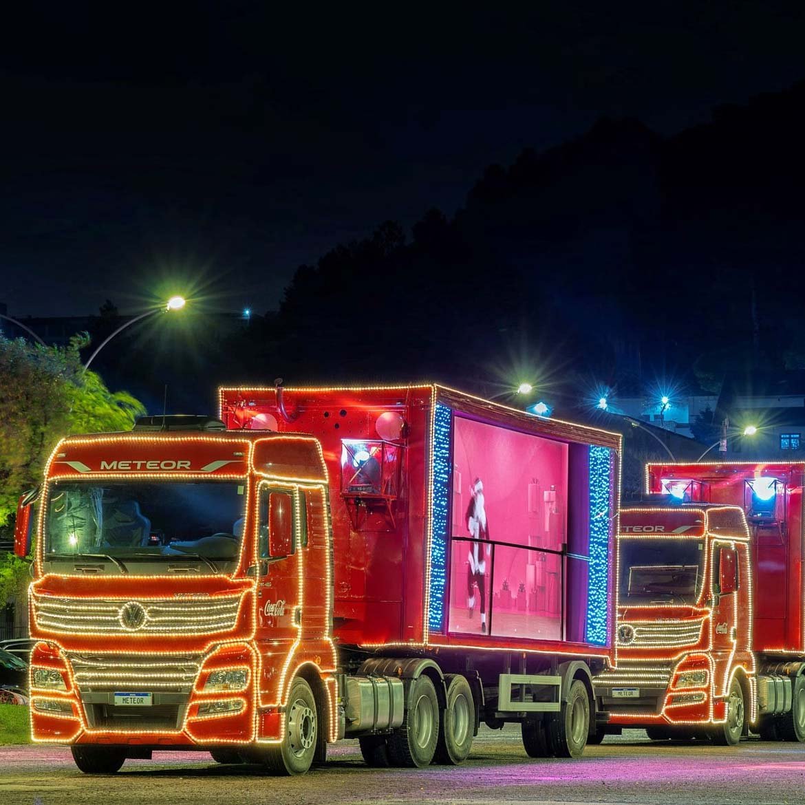 Caravana de Natal da Coca Cola passar por Jundia e Campinas