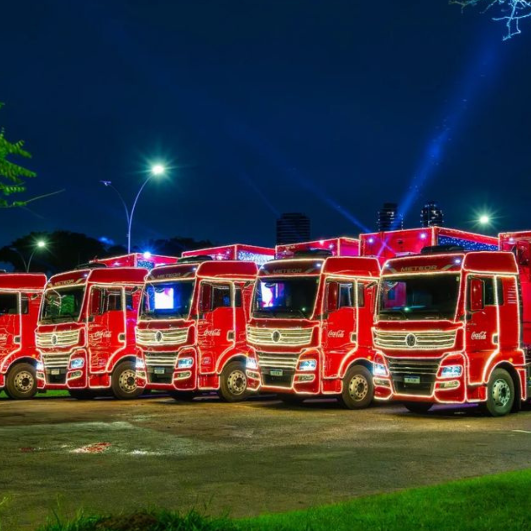 Caravana natalina da Coca Cola passar por Jundia na noite desta